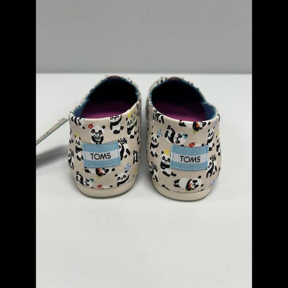 TOMS Panda Print Slip-On Shoes - Picture 7 of 9
